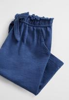 MANGO - Trousers leire - blue
