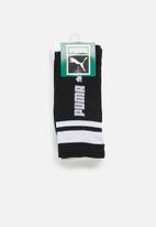 PUMA - 2 Pack brand socks - black & white