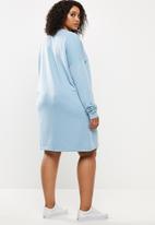 Missguided - Plus size sweater dresses - blue