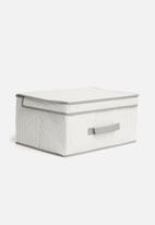 Storage Solutions - Foldable storage with lid - white