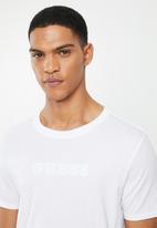 GUESS - Pima embroidered short sleeve tee - white