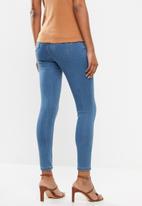 Missguided - Maternity over bump vice superstretchy skinny jean - blue