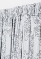 Sixth Floor - Taped lined woven jacquard curtain - grey