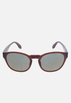 adidas Originals Sun - Adidas  or0014 46q sunglasses - light brown/green mirror