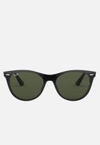 Ray-Ban - Wayfarer ii sunglasses 55mm - black & green