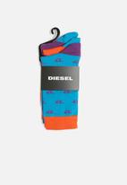 Diesel  - Skm-ray-three pack socks - multi