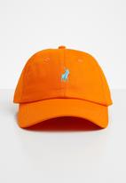 orange polo cap