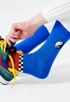 Happy Socks - Eye yin/yang sock - blue & red