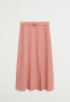MANGO - Skirt domenica - pink