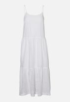 Vero Moda - Halo singlet calf dress - white