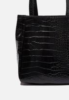 Rubi - Ella wristlet bag - black texture