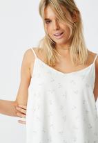 Cotton On - Astrid cami - Ellie ditsy white & pale blue