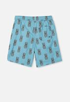 Free by Cotton On - Boys volly short - blue