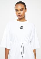white puma dress