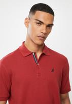 Nautica - Classic fit deck polo - red