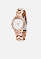 GUESS - Chelsea - rose gold & crystal silver