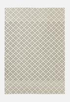 Sixth Floor - Hendesi printed rug - grey