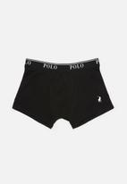 POLO - Classic knit boxer 3 pack - white & black