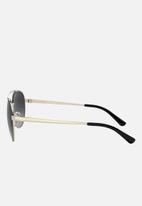 Michael Kors Eyewear - Aventura pilot sunglasses  - dark grey gradient