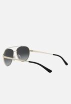 Michael Kors Eyewear - Aventura pilot sunglasses  - dark grey gradient