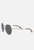 Michael Kors Eyewear - Porto irregular sunglasses  - navy solid