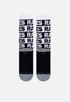 Stance Socks - The ramones socks - black & white 