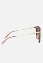 Michael Kors Eyewear - Brisbane round sunglasses  - brown gradient