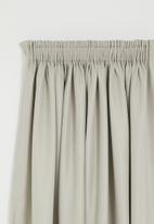 Sixth Floor - Metro self-lined taped curtain - natural