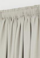 Sixth Floor - Metro self-lined taped curtain - natural