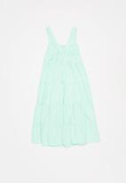 POP CANDY - Patterned tiered dress - green