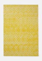 Sixth Floor - Ziggy printed rug - yellow