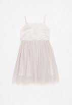 Superbalist - Combo fabric occasion dress - pink