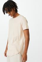Factorie - Curved T-shirt - dirty pink
