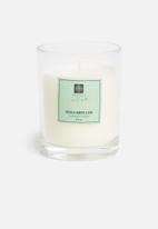 H&S - Vanilla amber candle - green