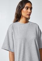 Superbalist - Longline T-shirt - light grey melange