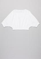 Superbalist - Girls crop blouse - white