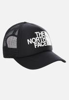 The North Face - Youth logo trucker - black & white 