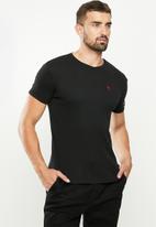 SOVIET - Bolt s20 short sleeve muscle fit T-shirt - black