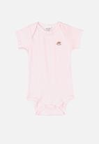 UP Baby - Cotton bodysuit - light pink
