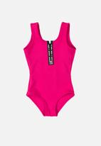 Gloss - Girls zip bodysuit - pink
