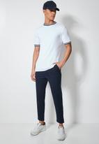 Superbalist - Seoul pleated tapered chino - navy