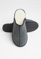 Karu - Mule suede wool inner slipper - dark grey