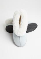 Karu - Cosy suede wool inner slipper - grey