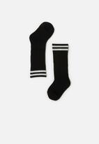 POP CANDY - Boys basic socks - black