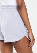Missguided - Tie waist runner shorts - grey
