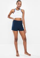 Missguided - Msgd contrast trim racer top co ord - grey