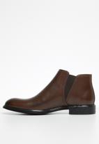 POLO - Claude leather chelsea boot - dark brown