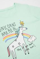 POP CANDY - Unicorns are real set - green & yellow