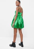 Blake - Fit&flare bubble dress - green