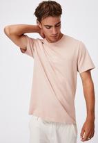 Cotton On - Tbar text T-shirt - dirty pink